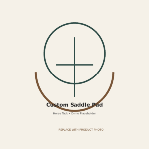 Custom Saddle Pad - equestrian product