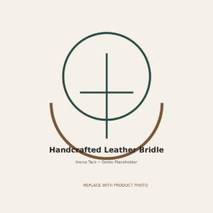 Handcrafted Leather Bridle - equestrian product