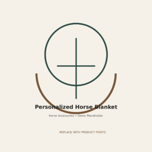 Personalized Horse Blanket - equestrian product