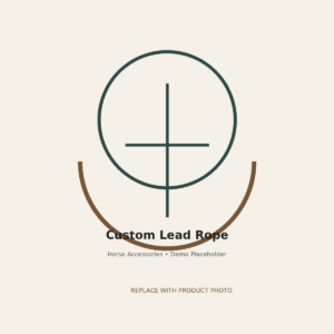 Custom Lead Rope - equestrian product