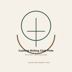 Custom Riding Club Polo - equestrian product