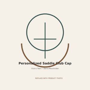 Personalized Saddle Club Cap - equestrian product