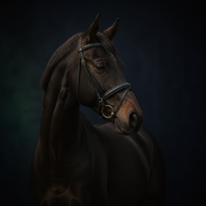Dark bay horse — Ribaat equestrian collection